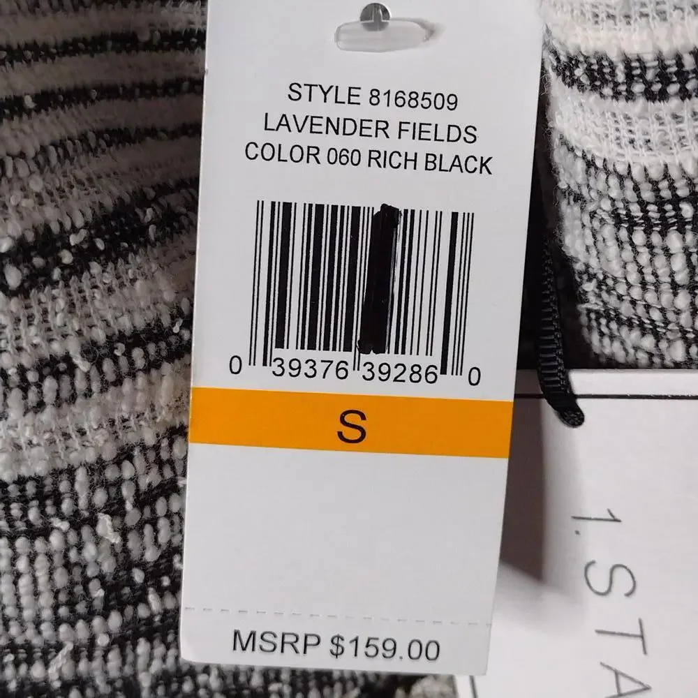 NWT 1.State Women's Black/White/Lavender Fields Jacket Size Small